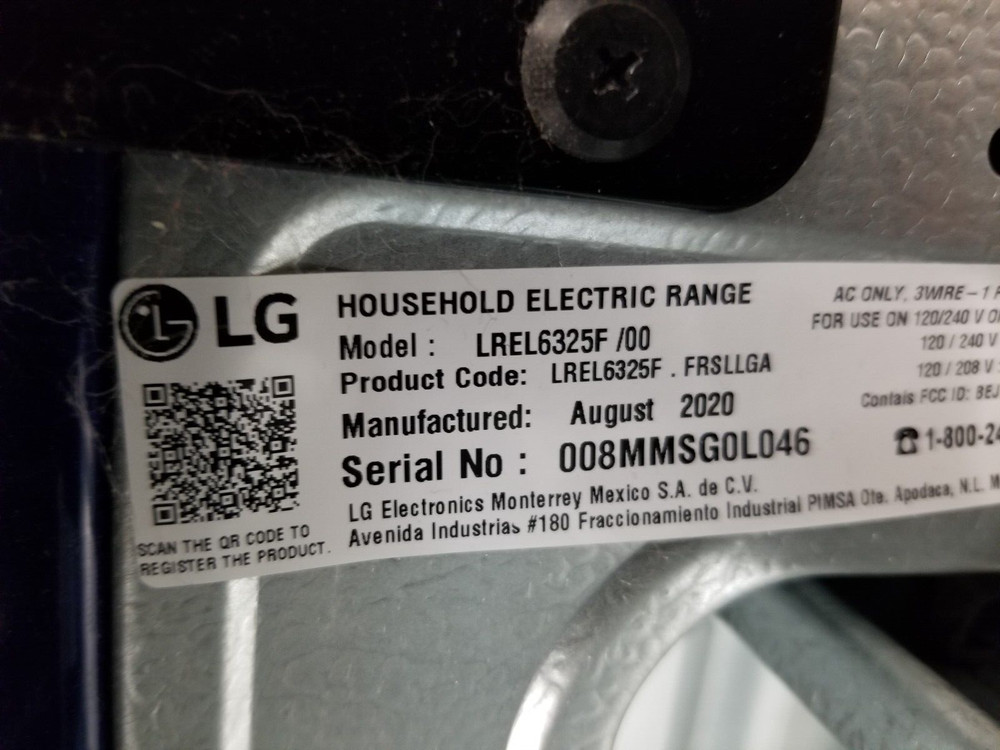 Genuine LG Range Oven Infinite Switch # EBF62174907