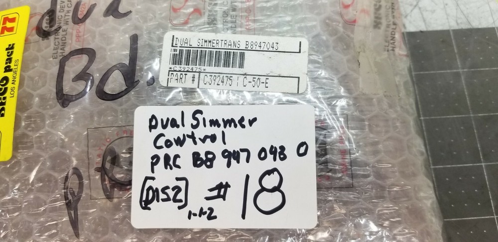 PRC B8 947 043 0 DUAL SIMMER CONTROL [D1S2] #18