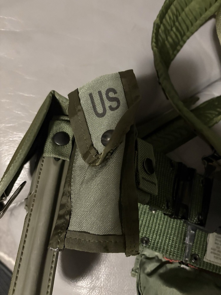 Military Belt With Pouches, etc (NOS)