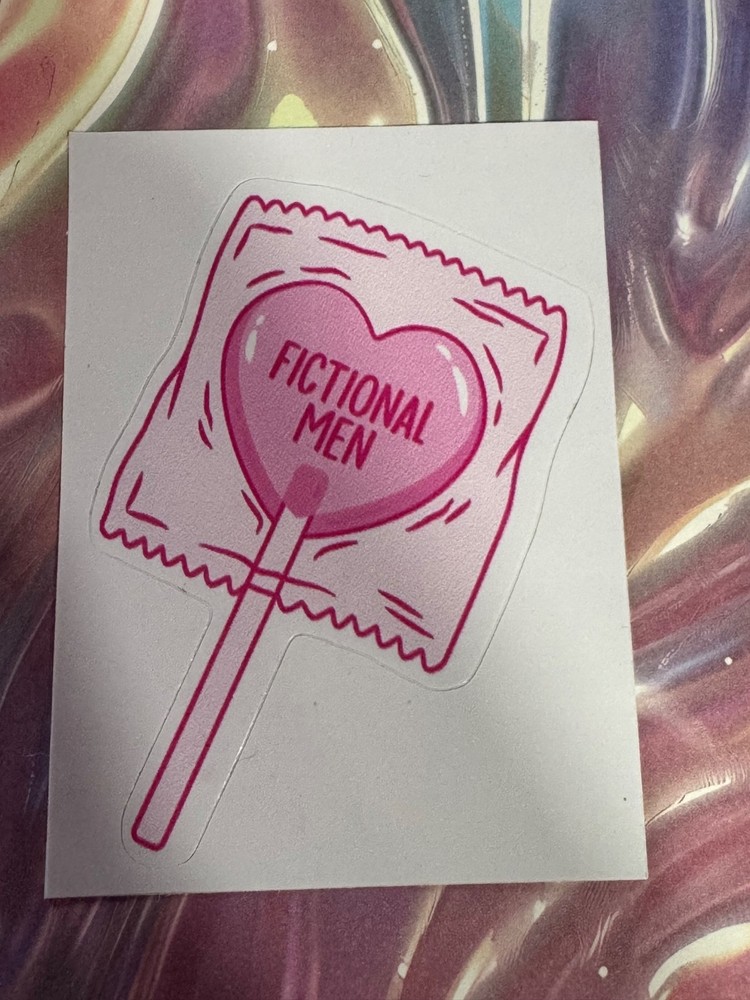 Fictional men sticker
