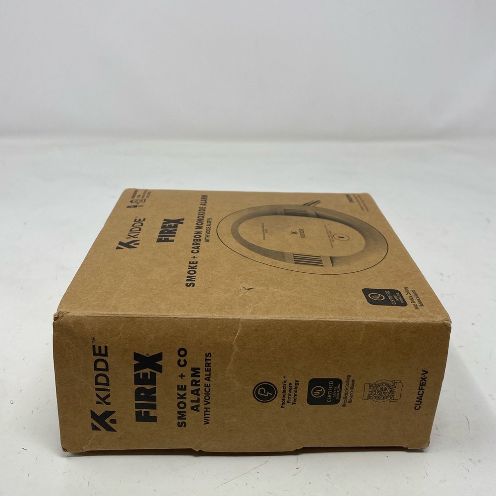 Kidde FireX 5" Smoke + Carbon Monoxide Alarm, Hardwired, White