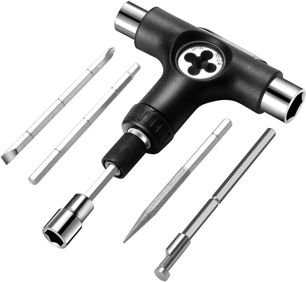 Essential Multi-Function Skate Tool - 10-in-1 Design for Skateboarding & More
