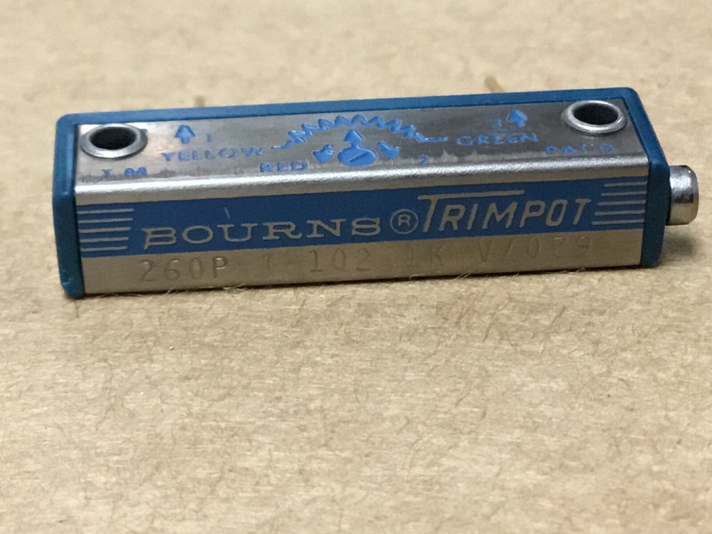 (1 PC)  BOURNS  260P1-102  Wirewound Variable Resistor Trimmer