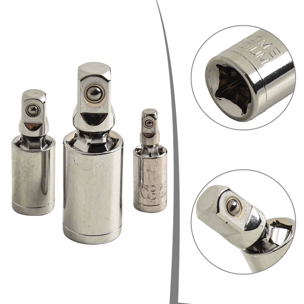 Diverse Uses Compact Joint Socket Kit Featuring Essential Ratchet Adapters