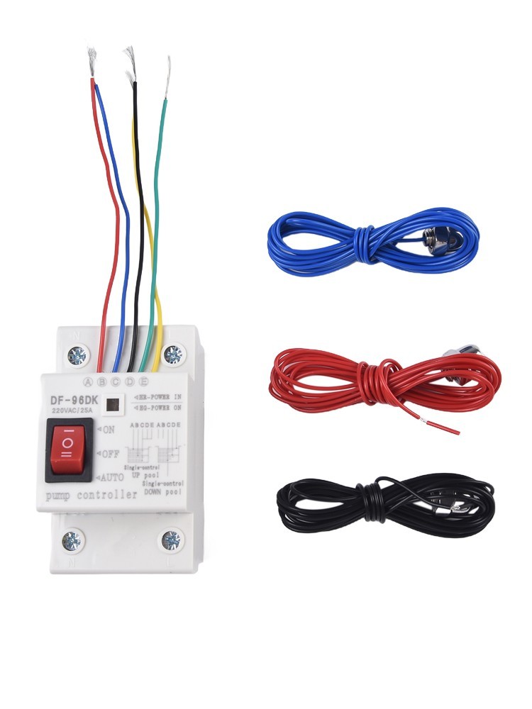 Efficient Water Pump Control Switch with Dual Modes and Indicator Lights