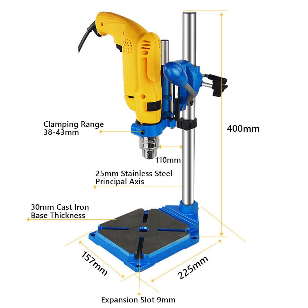 Drill Press Stand Attachment for Electric Hand Drill