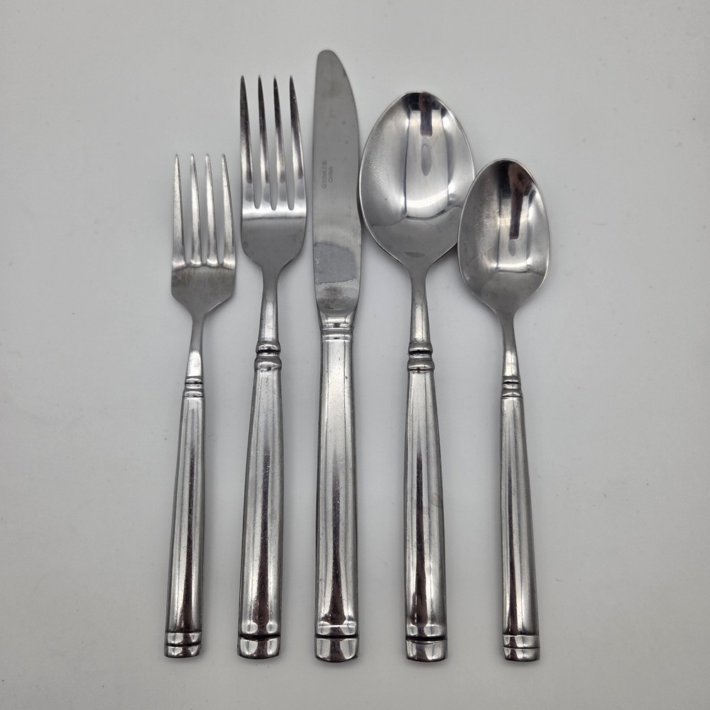Towle STEPHANIE 5-Piece Place Setting Glossy Stainless Replacement Flatware