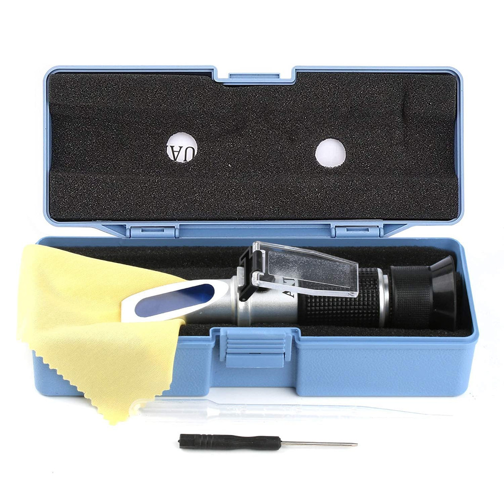 Antifreeze Refractometer in Fahrenheit 4 in 1 Antifreeze Tester Coolant Refracto