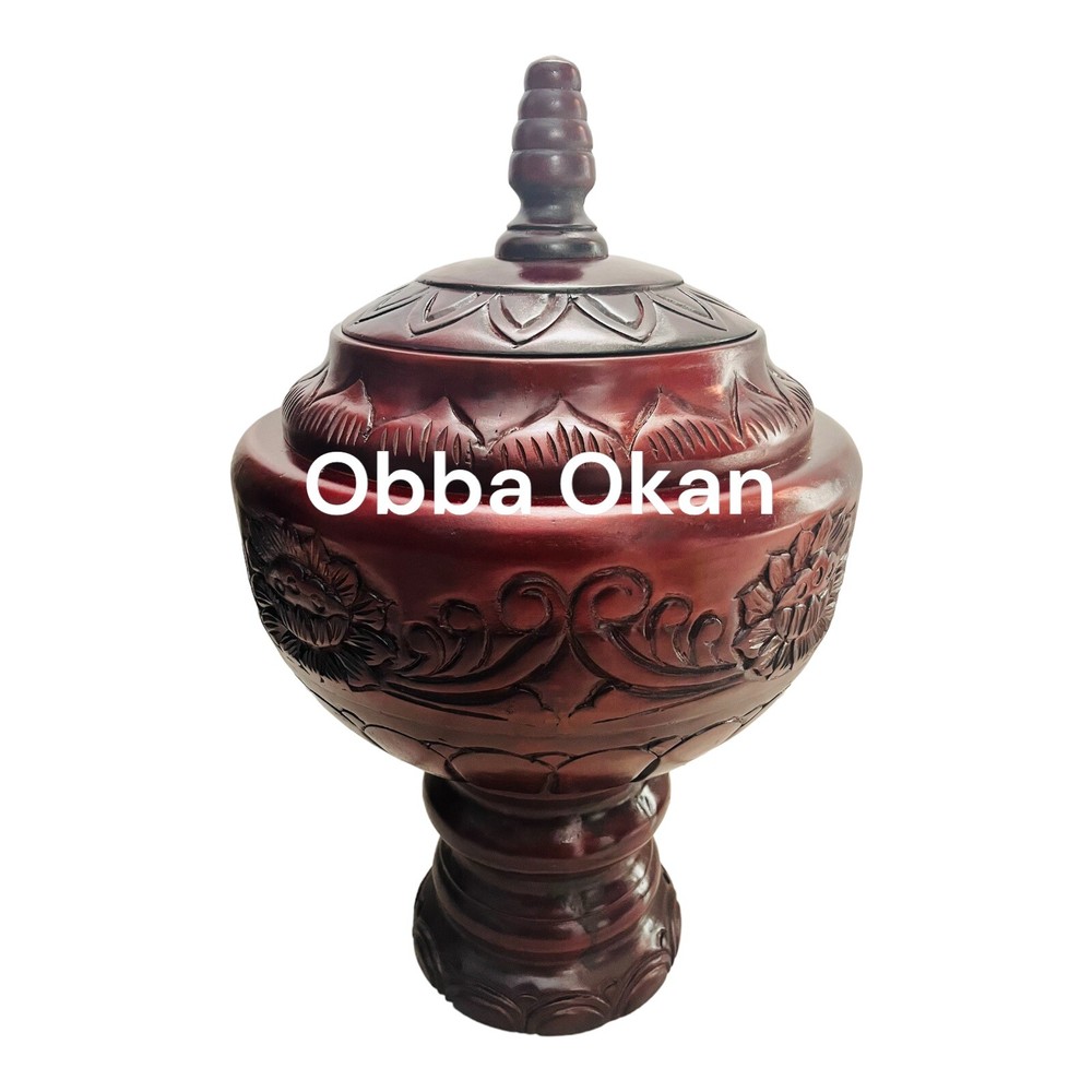 Batea de chango estilo copa de madera
