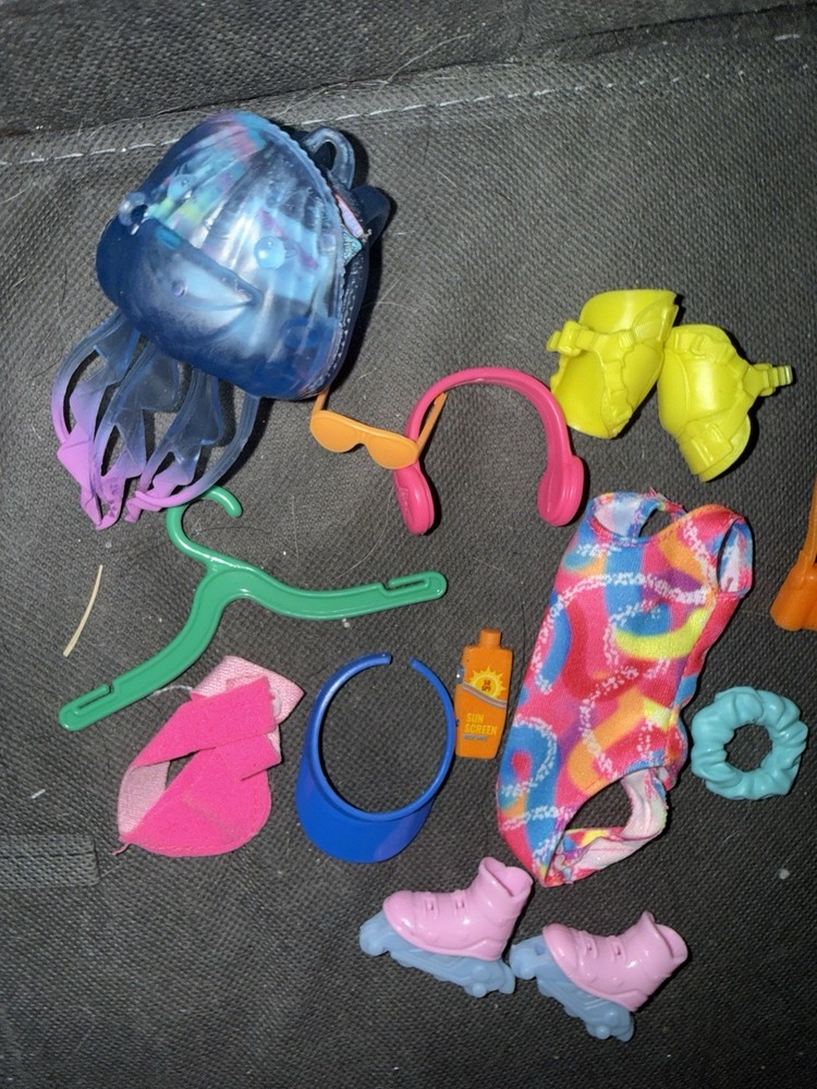 Barbie Doll Accessories Roller Blading Lot