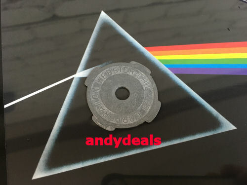1 used 45 RPM 7" Metal Webster Corp. Record Insert