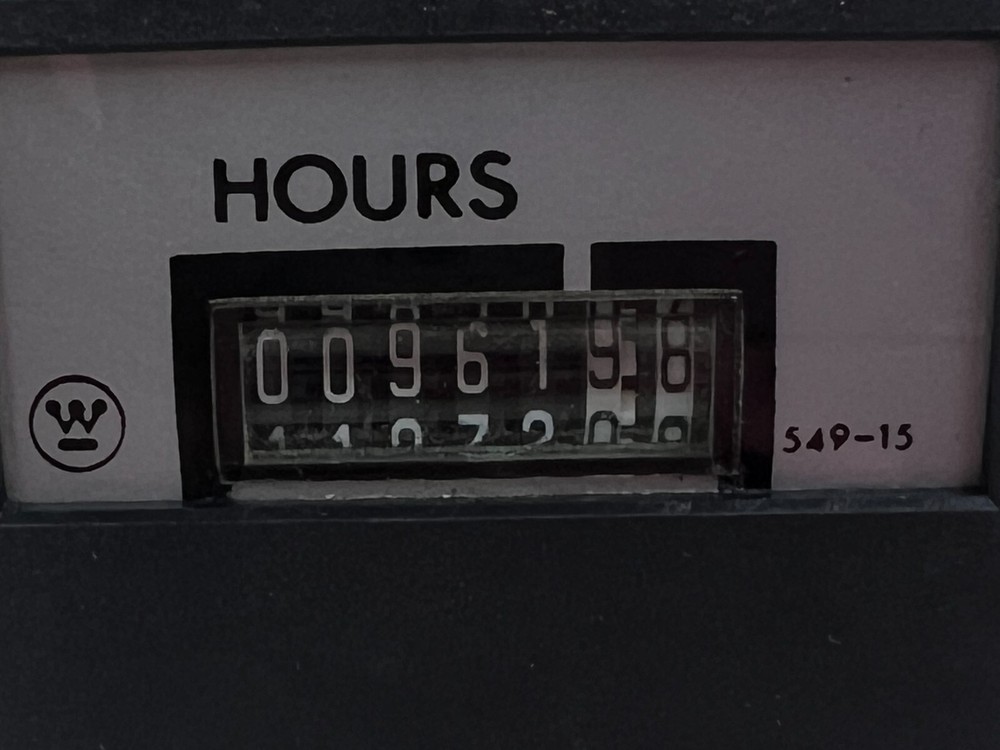 👀 CROMPTON / WESTINGHOUSE 549-15 PANEL MOUNT ELAPSED TIME METER