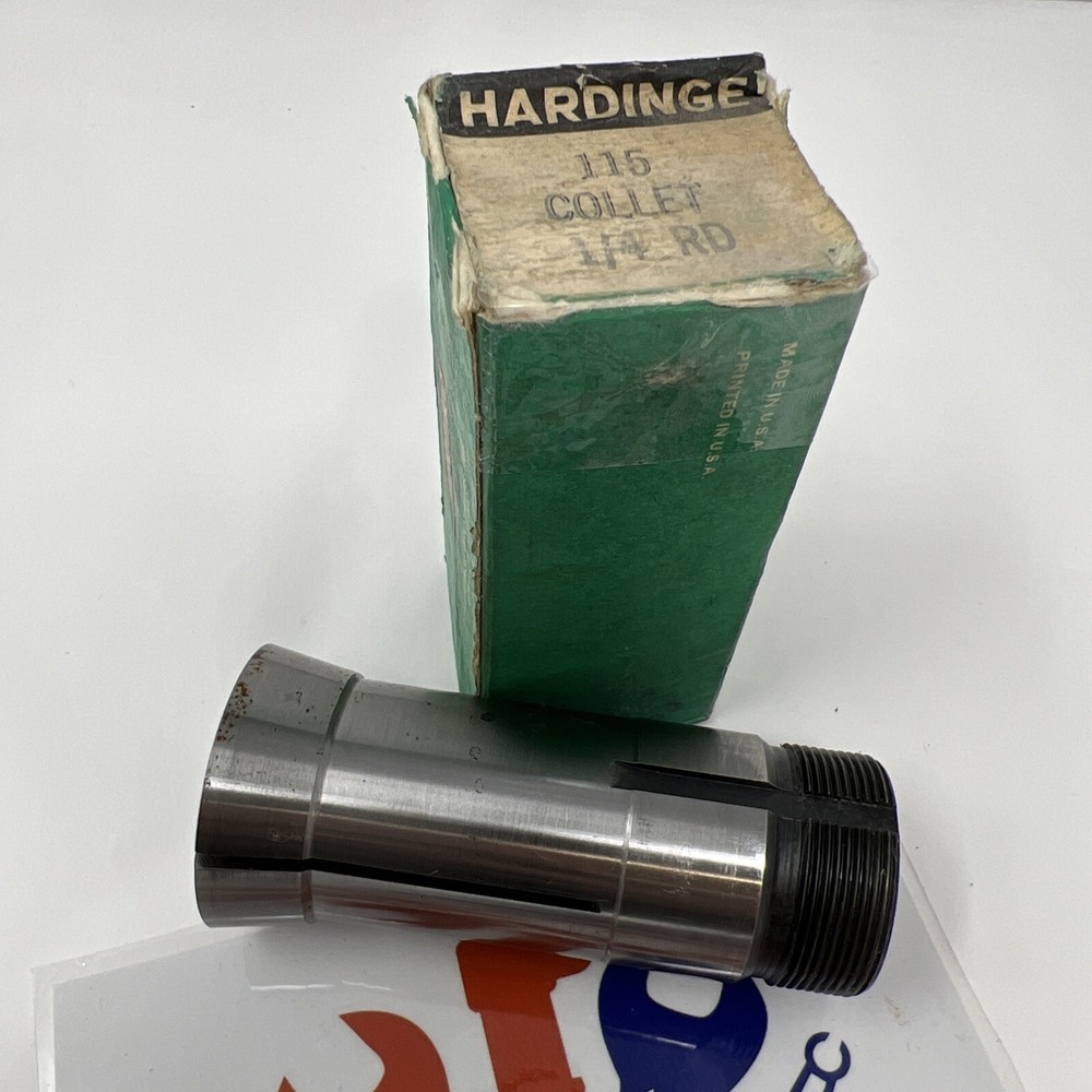 New HARDINGE 115 SMOOTH COLLET CHUCK 1/4”