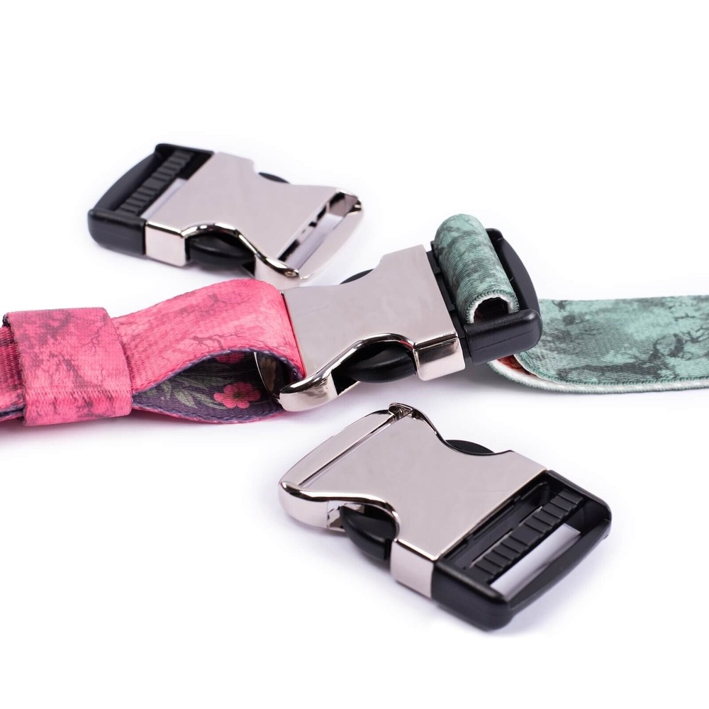 (10-Pack) 38mm Hybrid Side / Quick Release Buckle - Metal & Plastic - Silver