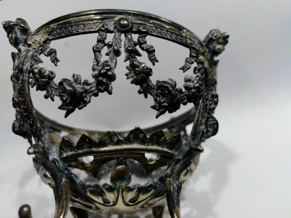 Antique Sterling Silver Stand German Origin "Damaged"