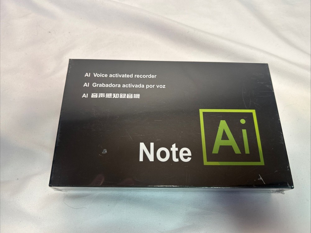 Ai Voice Activated Recorder Note AI .06% Distortion Windows Apple Android Linux