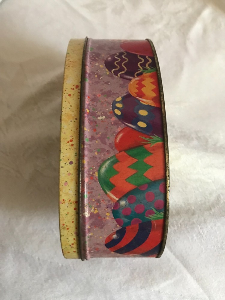 2 Vintage Easter Bunny tins
