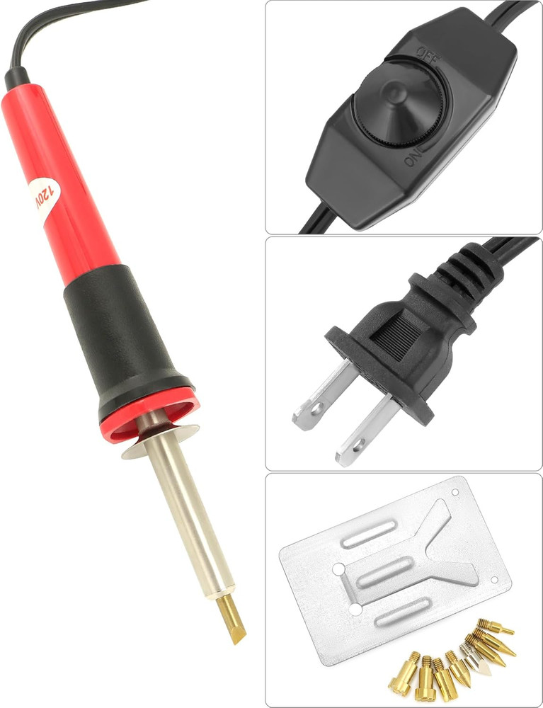 Creative Woodburning Tool with Variable Temperature Control, 9 Points Included,