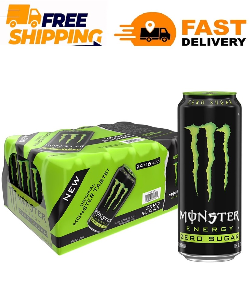 Monster Energy Zero Sugar 16 fl. oz., 24 pk.