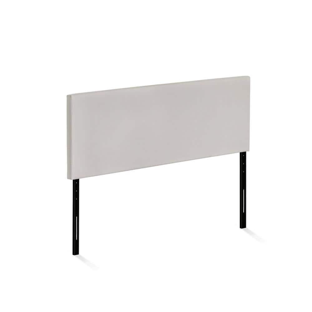 Furinno Solid Plain Headboard Only Queen Size Mounted Upholstered Polyester