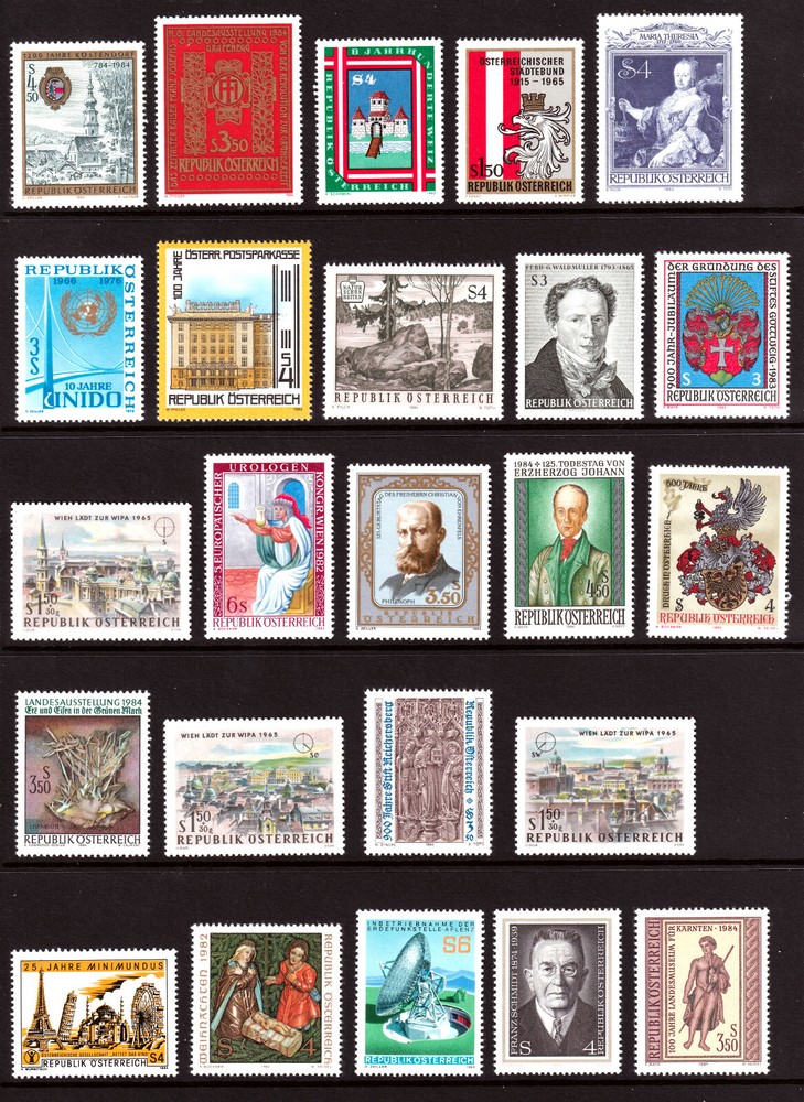 Austria mnh collection