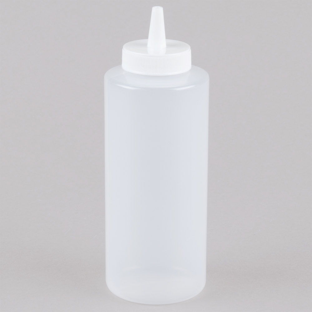 12 oz Clear Plastic Flocking Applicator - Squeeze Applicator