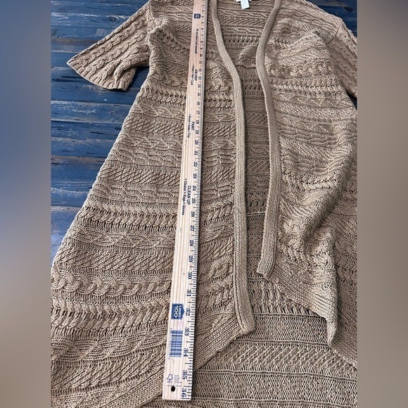 Boho Duster Cardigan Open-Front Longline Plus size 1x Fall Spring Whimsy