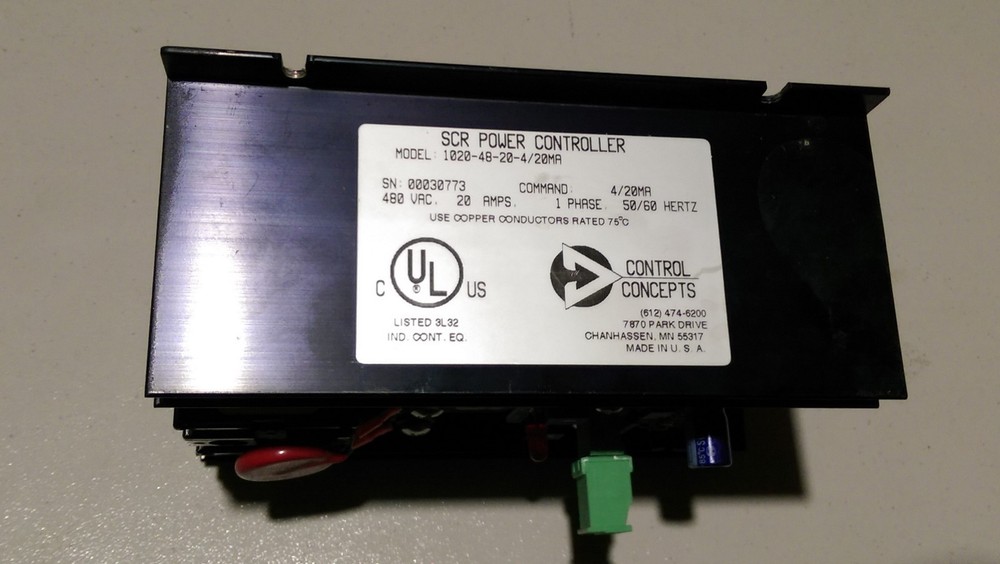 1020-48-20-4/20MA SCR Power Controller from Control Concepts