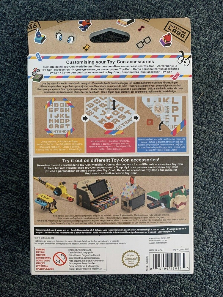 Nintendo Labo Customisation Set