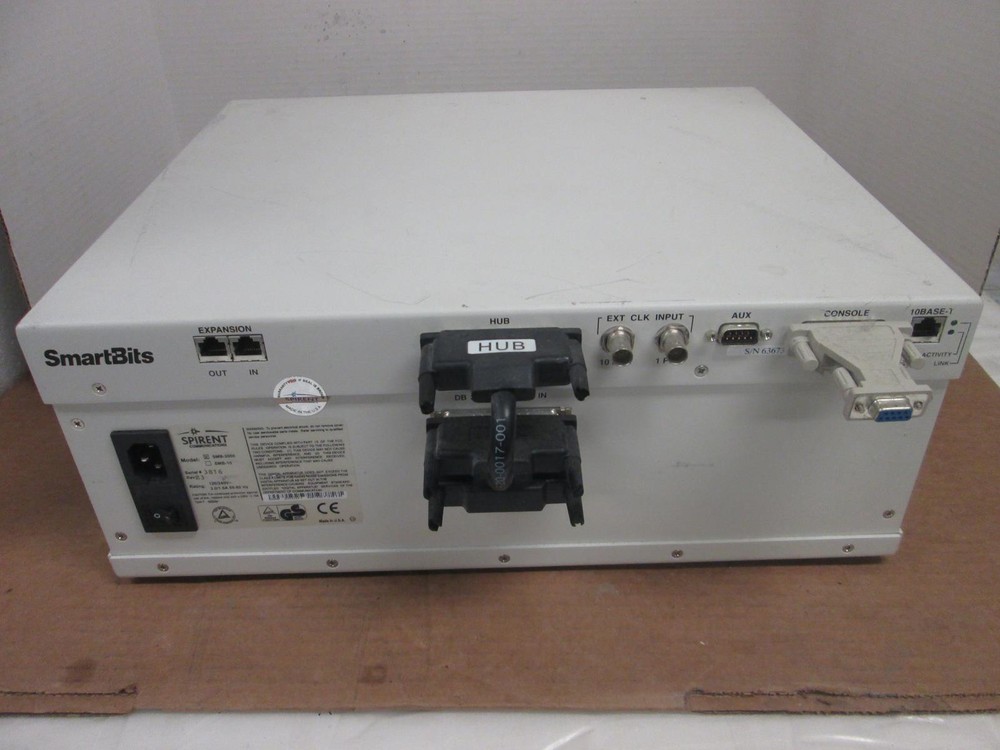 SMARTBITS SMB-2000 TESTING SYSTEM 8X AT-9155C 4X ML-7710