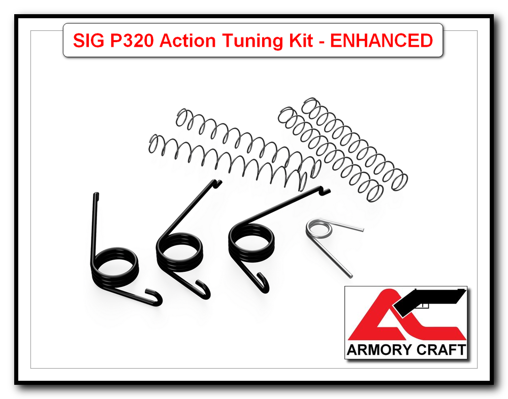 Sig Sauer P320 Action / Trigger Pull Reduction Spring Tuning Kit by Armory Craft
