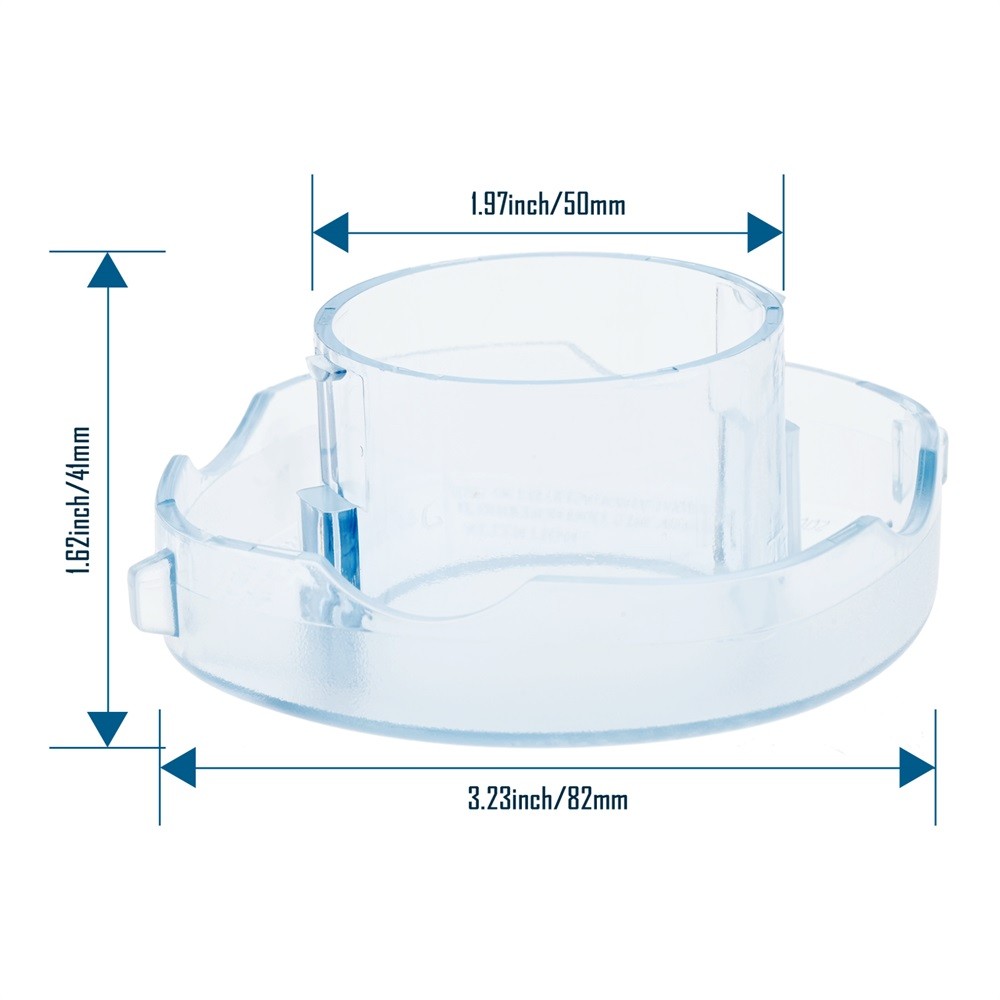 2PCS Lid Plug Blender Replacement For Vita-mix 64oz High Profile Container