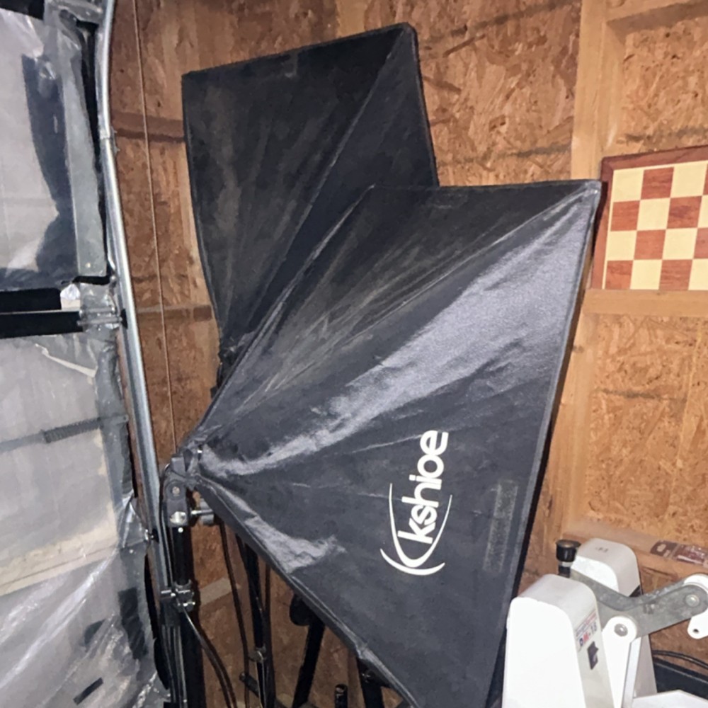 Kshioe Portable Softboxes Square/Rectangle Black Silver Photo Studio