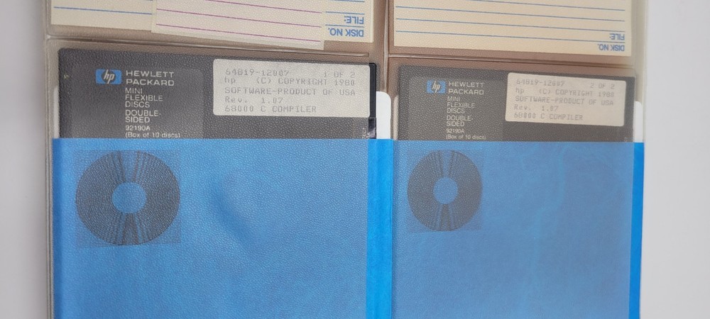 HP 64000 Floppy Disk Set 13 Discs Logic Development System