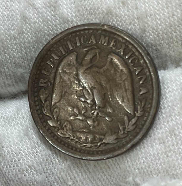 1904 m Mexico One Centavo Coin