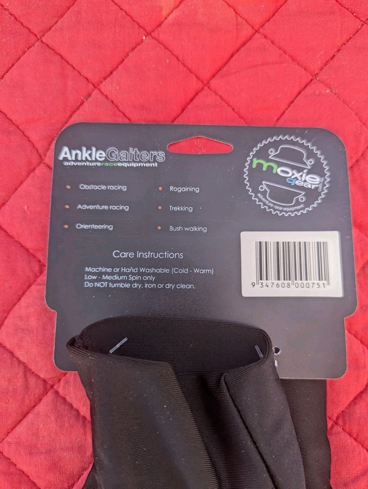 Ankle Gaiters Black Small