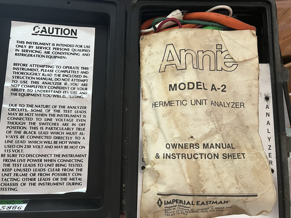 VIntage Hermetic Analyzer Model A-2