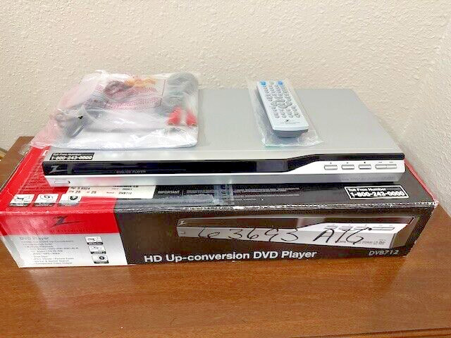 Zenith HD Up-conversion DVD Player with Remote & Operating Guide DVB712