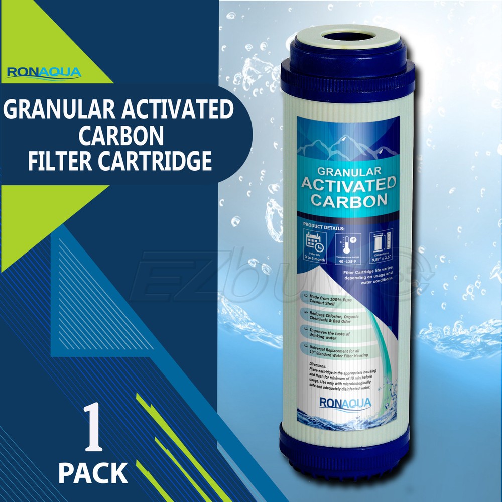 Granular Activated Carbon Filter 9.875 inch x 2.5 inch