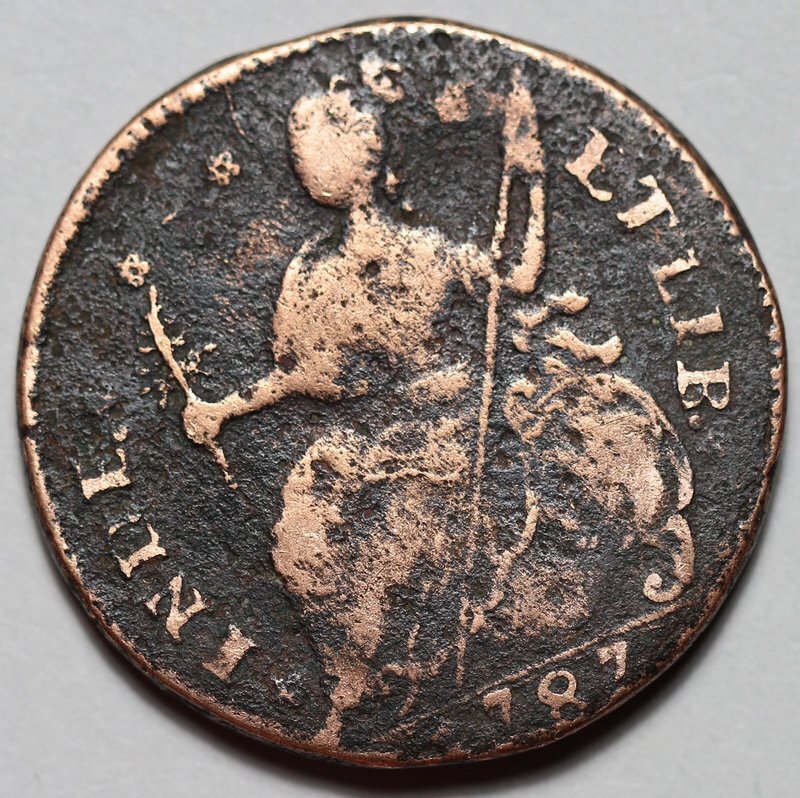1787 Connecticut Colonial Copper, Draped Bust Left