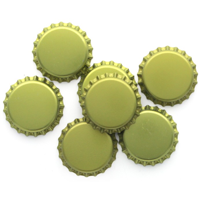 Gold Oxygen Absorbing Bottle Caps - 144 pcs