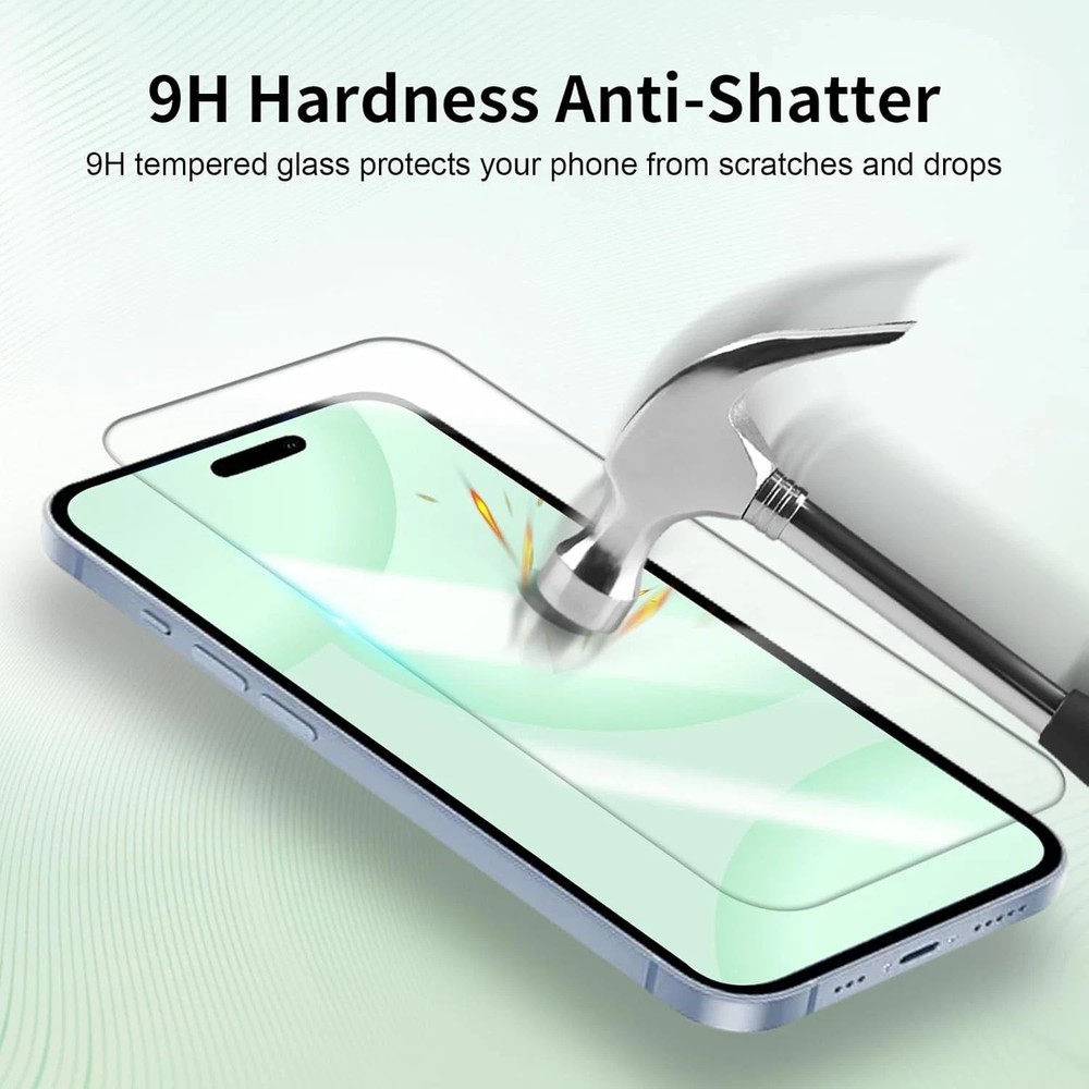 3Pack Screen Protector for iPhone 16 Pro Max with Installation Frame, Anti-Finge