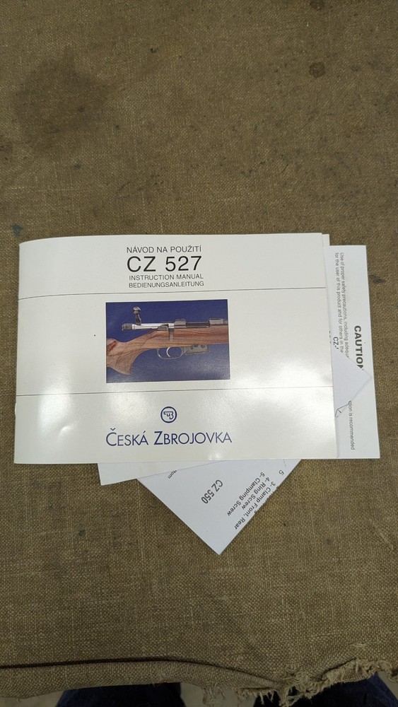 Instruction Manual, CX 527 Instruction Manual