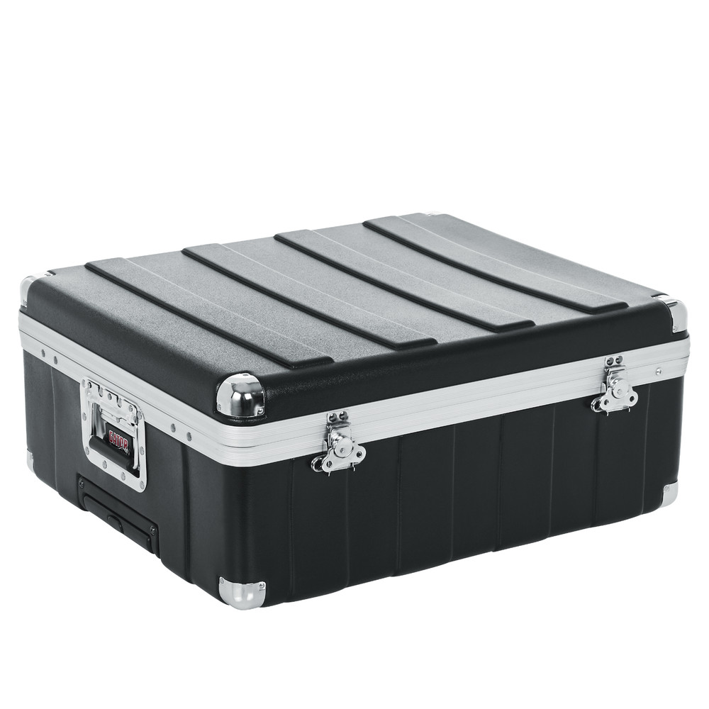 Gator Cases Lightweight ATA Molded 12U Pop-Up Mixer Case; Wheels and Pull Handle
