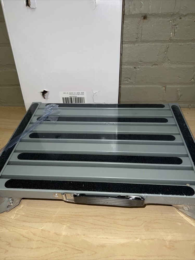 Stable RV Steps Adjustable Aluminum Folding Platform Slip Rubber Stool