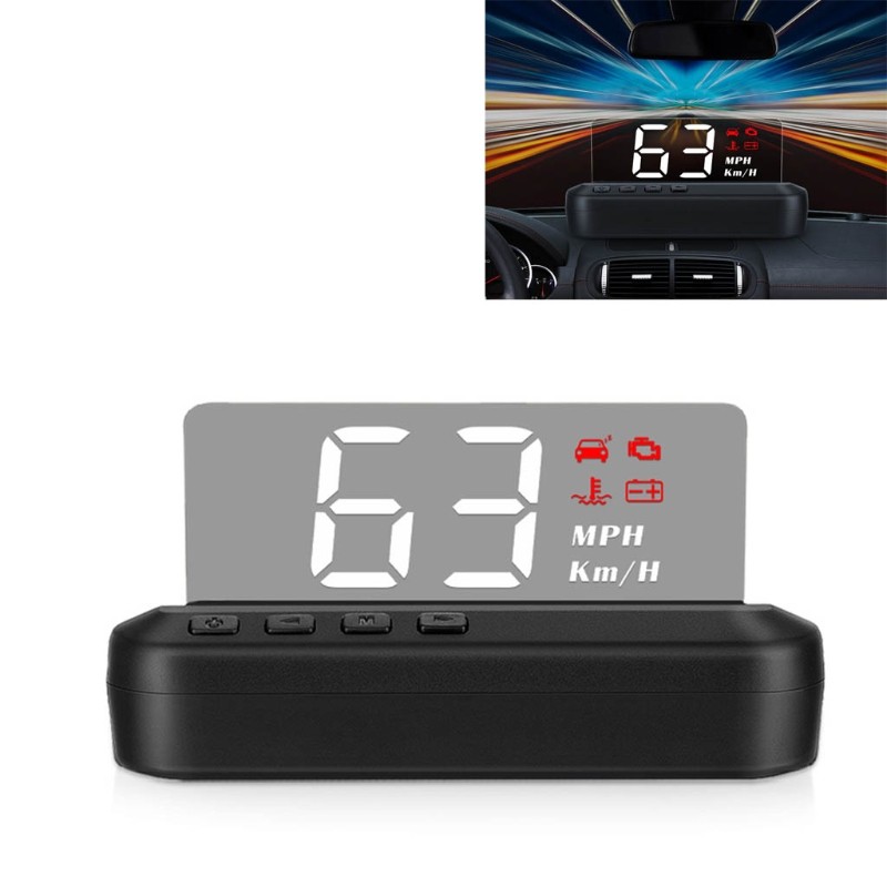 Head up Display Windshield Projector with Speed OverSpeed Alarm
