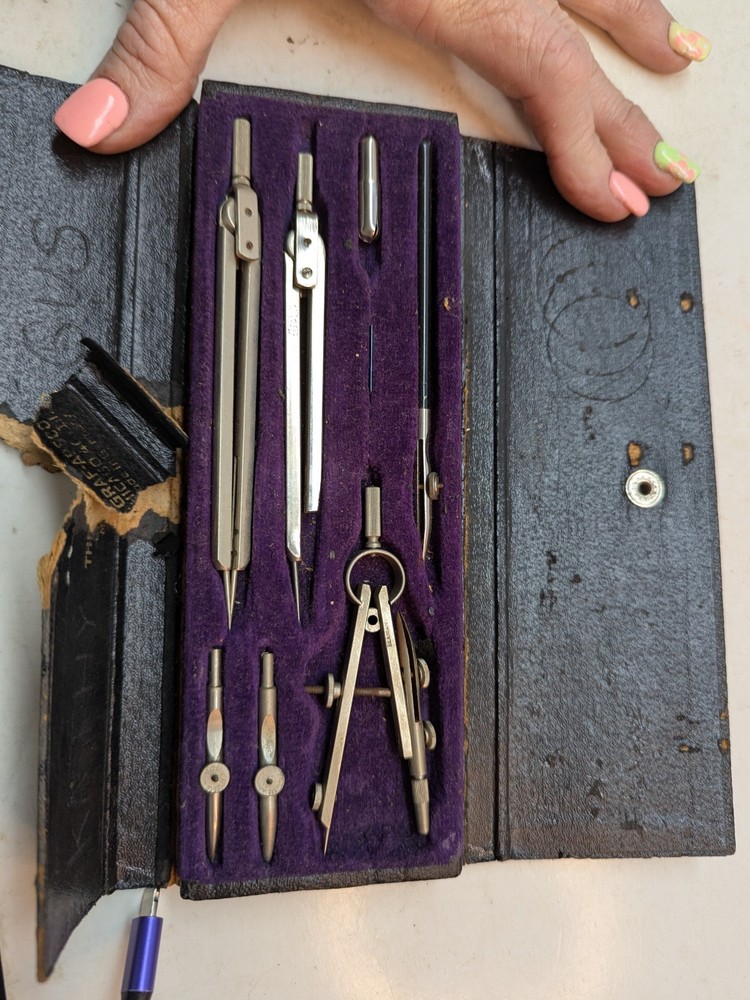 Mechanical Drawing Drafting Tool Set Graf-Apsco Made in Germany