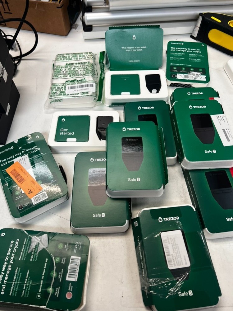 Trezor Safe 3 Universal Crypto Hardware Wallet with Secure Element