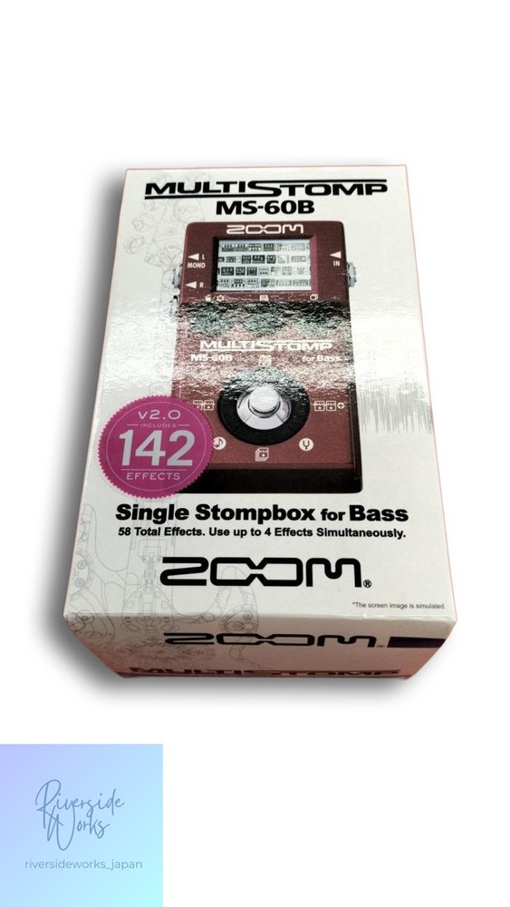 ZOOM MS-60B Multi-Effects Guitar Pedal Used JP