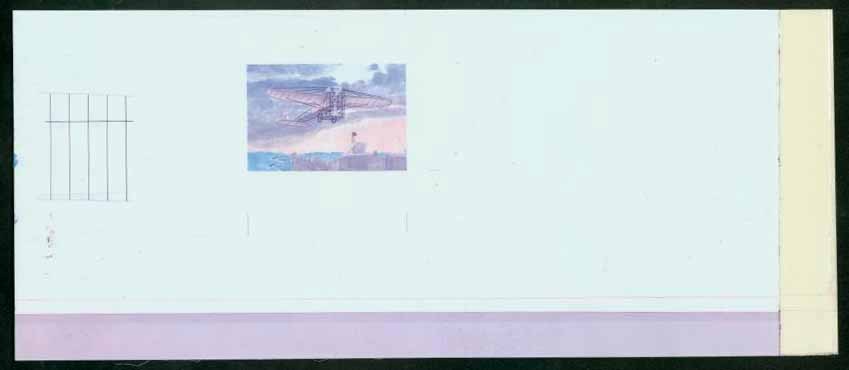 Uganda 1987 Bleriot Coronation 1911 Flight MASTER PROOF